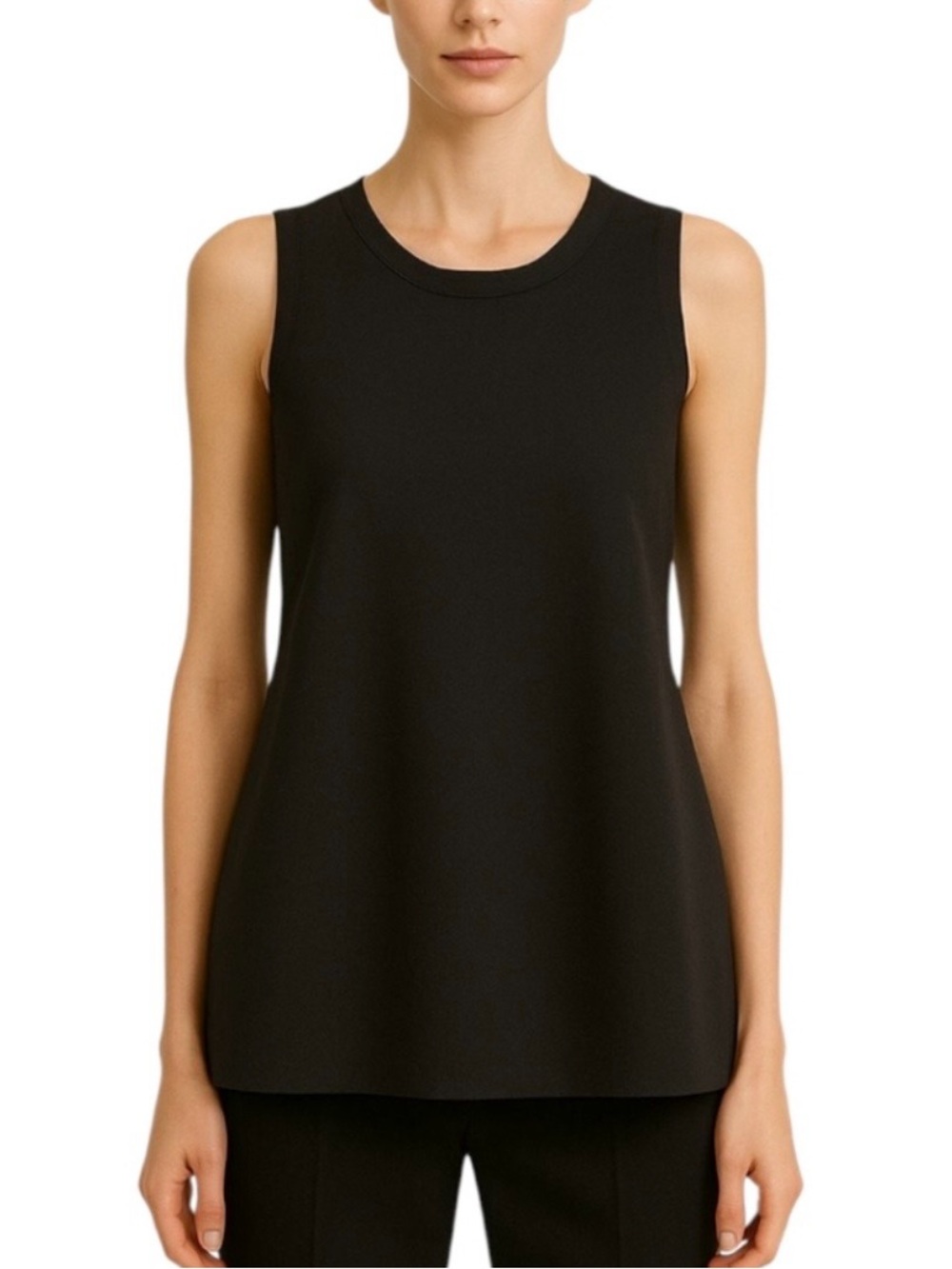 COS Black Sleeveless A-Line Swing Women's Top